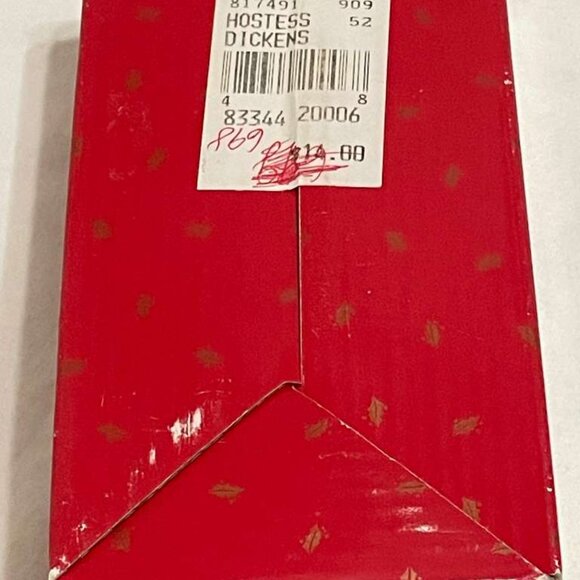 Vintage 1980s Hostess “Christmas Bows & Boughs” Ceramic Napkin Ring & Place Card - Picture 4 of 9